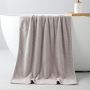 MINISO CLASSIC PLAIN JACQUARD BATH TOWEL(GRAY) 2026202512101 BATH TOWEL-2