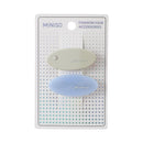 MINISO FASHION KOREAN OVAL HAIR CLIP (BEIGE BROWN) (2 PCS) 2026343310109 HAIR CLIPPERS-3
