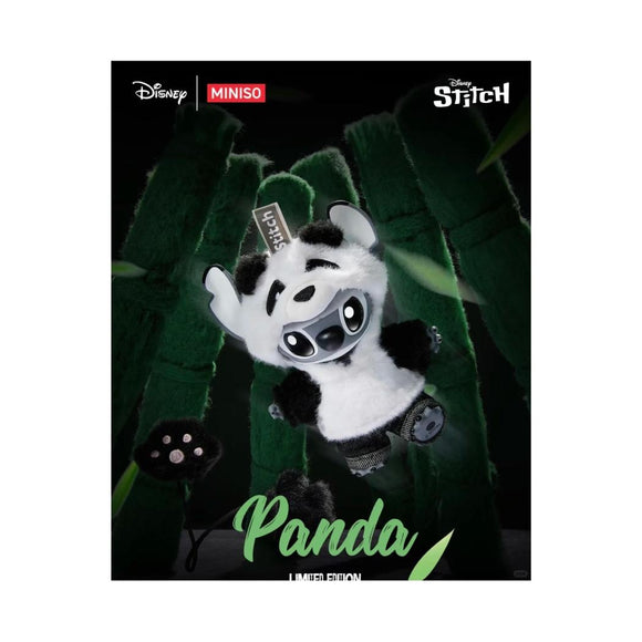 MINISO DISNEY STITCH GENZ STREET COLLECTION PANDA VINYL PLUSH 2026517310102 TRENDY TOY