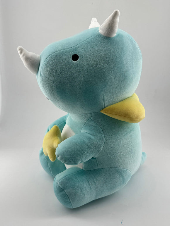 MINISO MINI FAMILY 14IN. MINISOU DINOSAUR PLUSH TOY(TRICERATOPS) 2026774311102 IP PLUSH