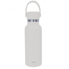 MINISO SOLID COLOR SERIES HANDLE INSULATED BOTTLE 500ML(GRAY) 2026948011104 VACUUM CUP/ KETTLE