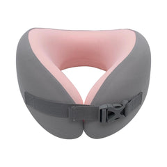 MINISO WASHABLE MEMORY FOAM NECK PILLOW(LIGHT PINK) 2027866611100 U-SHAPED NECK PILLOW