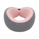 MINISO WASHABLE MEMORY FOAM NECK PILLOW(LIGHT PINK) 2027866611100 U-SHAPED NECK PILLOW-3