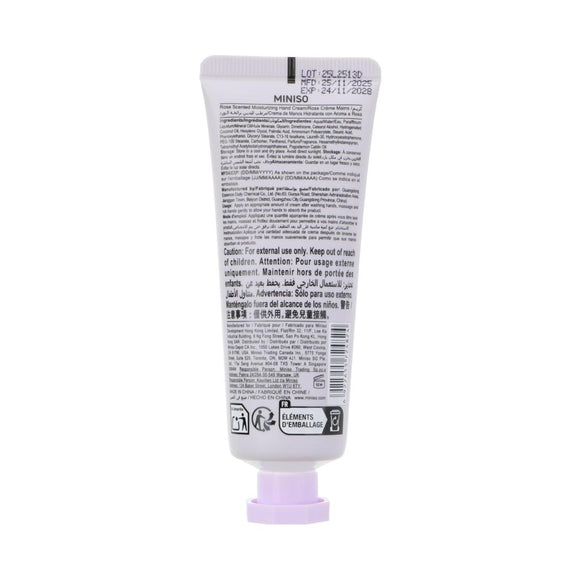 MINISO ROSE SCENTED MOISTURIZING HAND CREAM 2028045010103 HAND CREAM