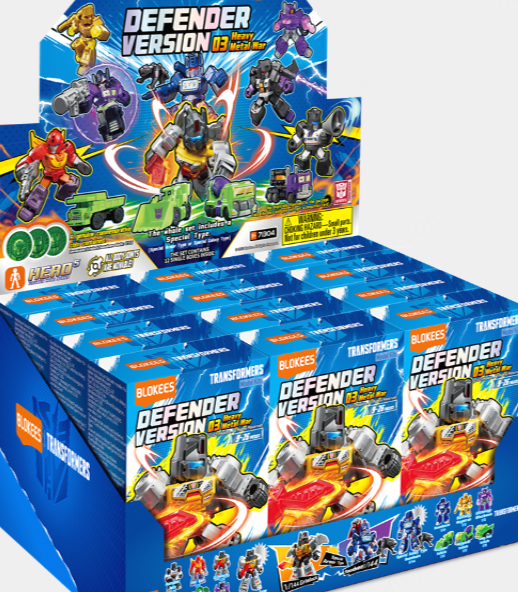 MINISO TRANSFORMERS DEFENDER VERSION 03 BUILDING BLOCK FIGURE 2028156510103 BUILDING BLOCKS