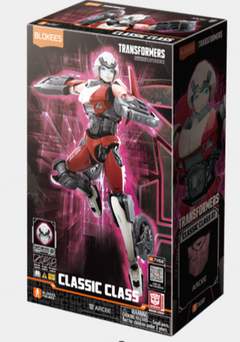 MINISO TRANSFORMERS CLASSIC CLASS 07 ARCEE BUILDING BLOCK FIGURE 2028156610100 BUILDING BLOCKS