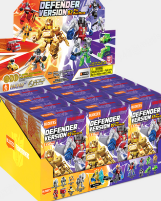 MINISO TRANSFORMERS DEFENDER VERSION 02 BUILDING BLOCK FIGURE 2028157210101 BUILDING BLOCKS