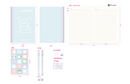 MINISO ANIMAL SERIES STATIONERY SET (PINK) (A5 STITCH-BOUND BOOK, SIGN PEN*2, STICKER, PAPER CLIP*20) 2028612910102 STATIONERY-2