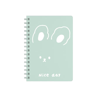 MINISO ANIMAL SERIES A5 WIRE-BOUND BOOK (GREEN) (80 SHEETS) 2028705810104 WIREBOUND BOOK