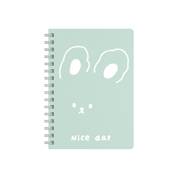 MINISO ANIMAL SERIES A5 WIRE-BOUND BOOK (GREEN) (80 SHEETS) 2028705810104 WIREBOUND BOOK