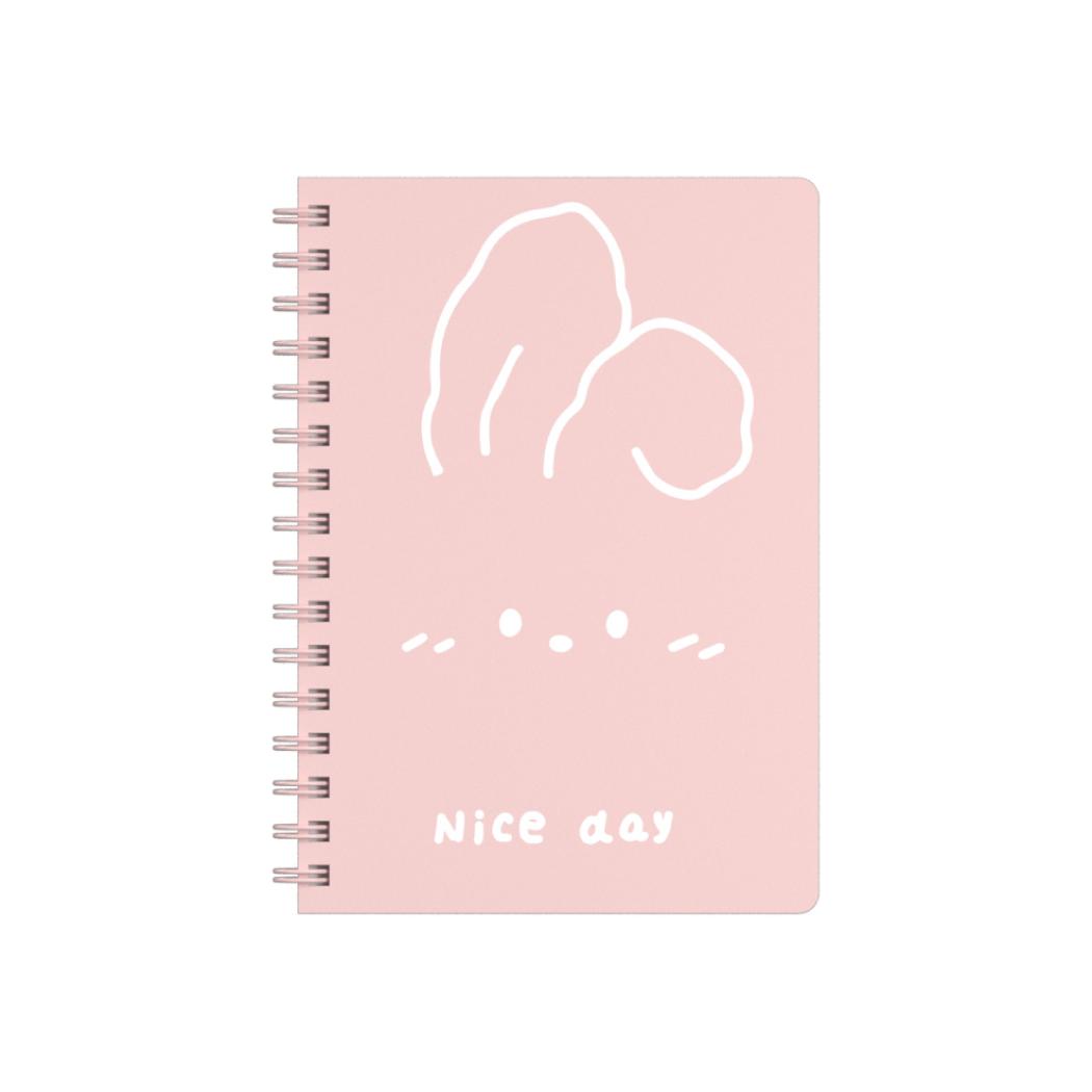 MINISO ANIMAL SERIES A5 WIRE-BOUND BOOK (PINK) (80 SHEETS) 20287060101 ...