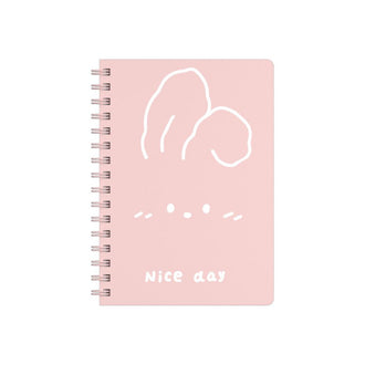 MINISO ANIMAL SERIES A5 WIRE-BOUND BOOK (PINK) (80 SHEETS) 2028706010107 WIREBOUND BOOK