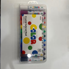 MINISO POLKA DOT SERIES CRAYON MARKER SET (12 COLORS) 2028711210103 COLORED PENCIL