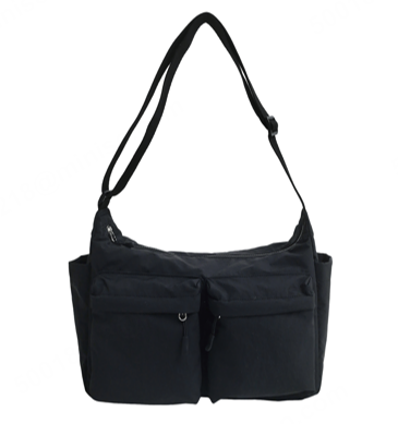 MINISO CITY SERIES RECTANGULAR CROSSBODY BAG(BLACK) 2028884912101 CROSSBODY BAG