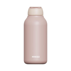 MINISO MINIMALIST DOUBLE-WALL INSULATED BOTTLE 500ML(PEACH PINK) 2028917310102 VACUUM CUP/ KETTLE