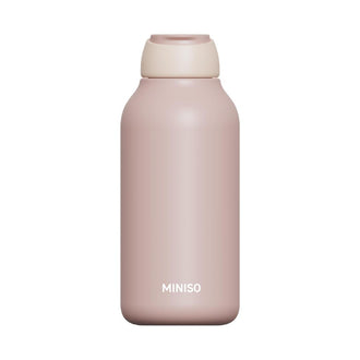 MINISO MINIMALIST DOUBLE-WALL INSULATED BOTTLE 500ML(PEACH PINK) 2028917310102 VACUUM CUP/ KETTLE