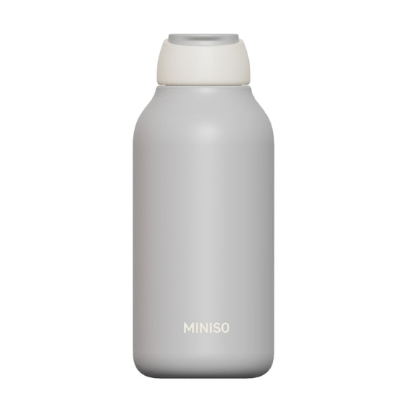 MINISO MINIMALIST DOUBLE-WALL INSULATED BOTTLE 500ML(GRAY) 2028917311109 VACUUM CUP/ KETTLE