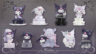 MINISO KUROMI MOON IN DAYLIGHT COLLECTION SURPRISE BOX ORNAMENT 2028954710101 FIGURE SURPRISE BOX