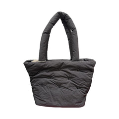 MINISO PUFF SERIES LARGE PADDED TOTE BAG WITH HOLES(BLACK) 2028993312106 TOTE BAG