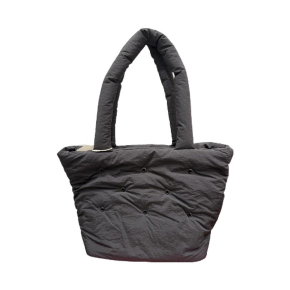 MINISO PUFF SERIES LARGE PADDED TOTE BAG WITH HOLES(BLACK) 2028993312106 TOTE BAG