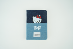 MINISO HELLO KITTY DENIM COLLECTION B6 POCKETED HARDCOVER BOOK (80 SHEETS) 2029071210109 HARDCOVER MEMO BOOK