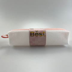MINISO CUBOID EVA SINGLE-LAYER MESH PENCIL CASE (22*5*5CM) (PINK) 2029078710107 STATIONERY