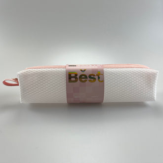 MINISO CUBOID EVA SINGLE-LAYER MESH PENCIL CASE (22*5*5CM) (PINK) 2029078710107 STATIONERY