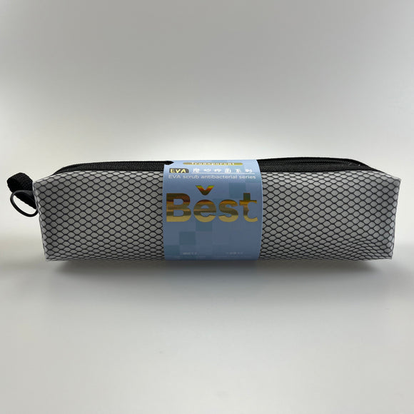 MINISO CUBOID EVA SINGLE-LAYER MESH PENCIL CASE (22*5*5CM) (BLACK) 2029078810104 STATIONERY