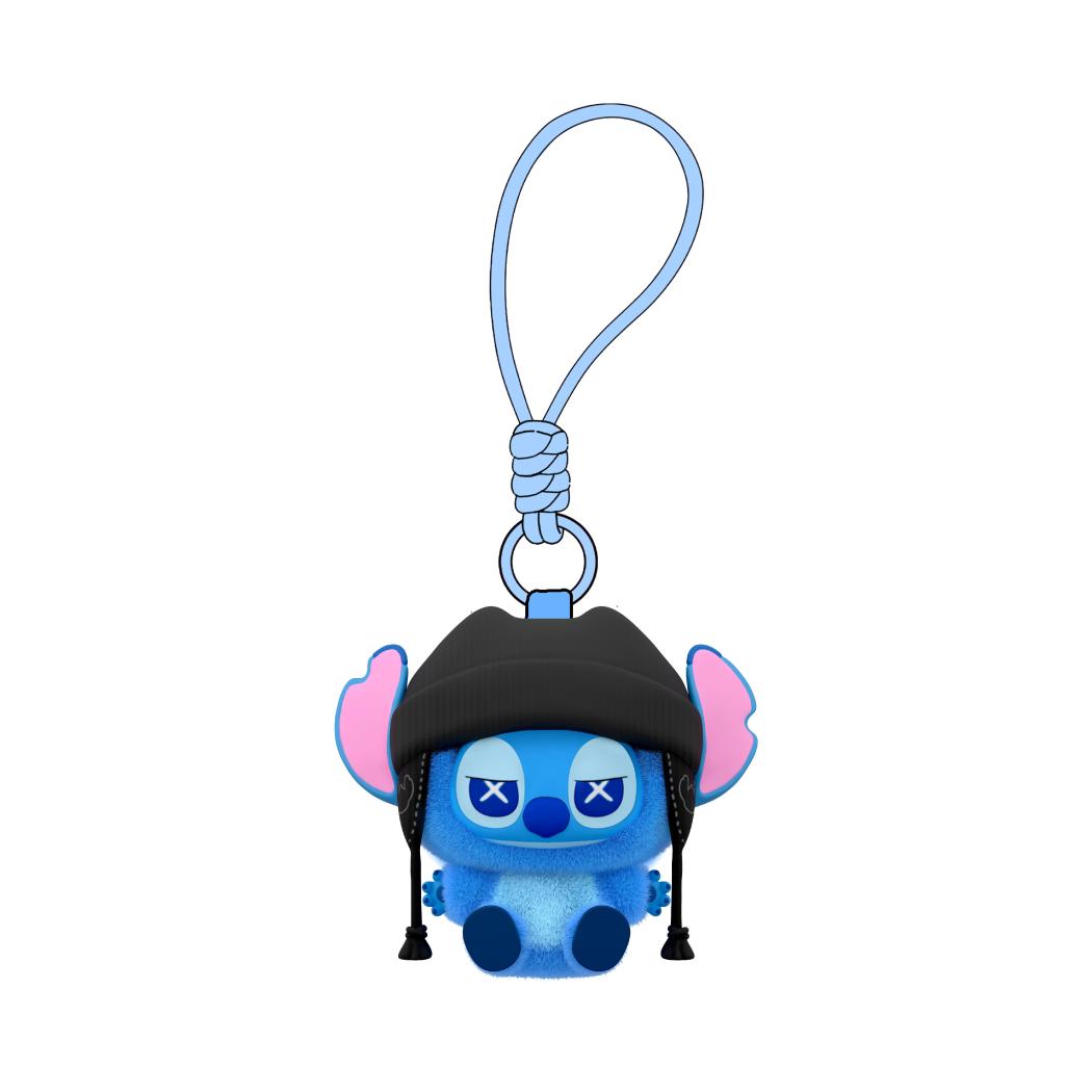 MINISO DISNEY STITCH MINI HIP-HOP COLLECTION VINYL PLUSH PENDANT