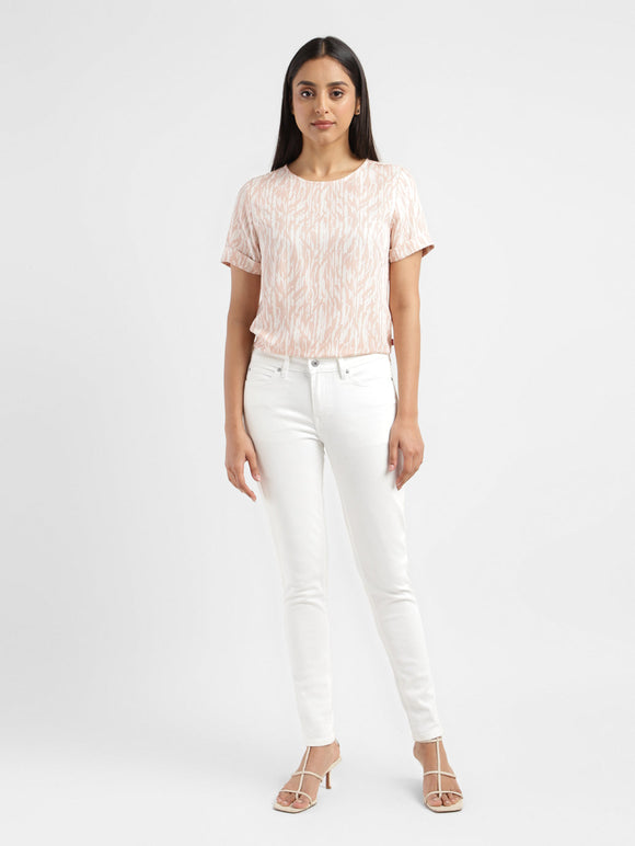 LEVIS 711 _ SKINNY WHITE POWDER 21306-0630 DENIM PANT (JEANS) (W)