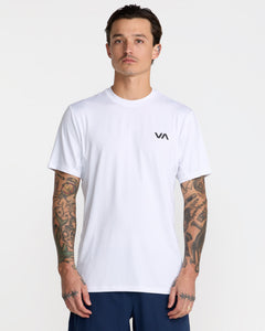 RVCA SPORT VENT SS 23MS013505-WHT T-SHIRT SHORT SLEEVE (M)