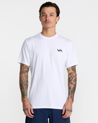 RVCA SPORT VENT SS 23MS013505-WHT T-SHIRT SHORT SLEEVE (M)