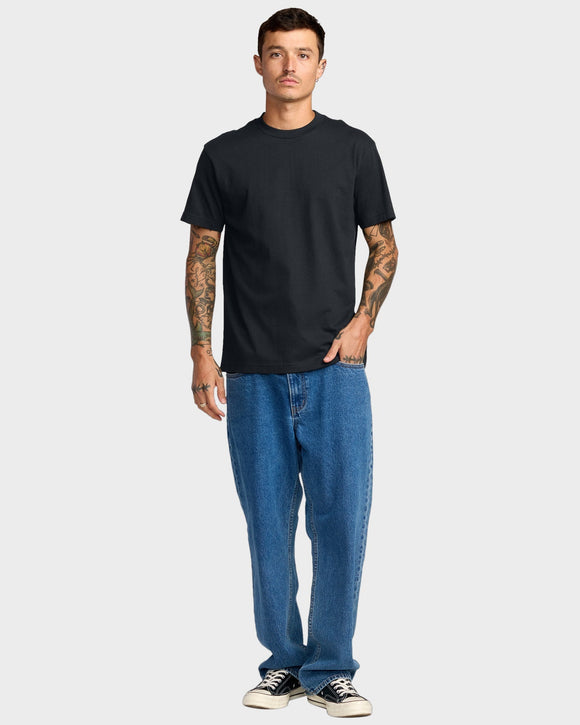 RVCA ALI RINGSIDE 23A353527-BLK T-SHIRT SHORT SLEEVE (M)