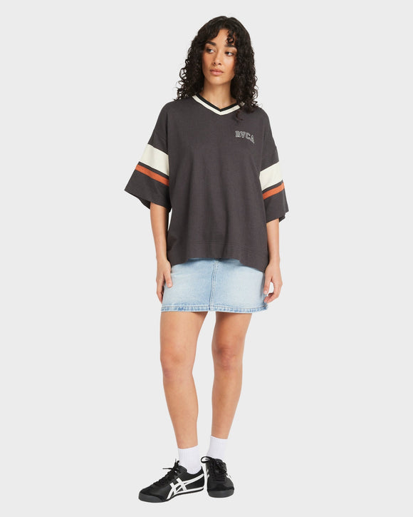 RVCA RORY TEE 23B014504-WAA T-SHIRT SHORT SLEEVE (W)