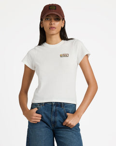 RVCA 411TEE 23B351601-VWT T-SHIRT SHORT SLEEVE (W)