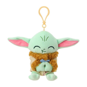 MINISO STAR WARS COLLECTION 4IN. PLUSH PENDANT (GROGU EATING MACARON) 2028909610104 PLUSH KEYCHAINS