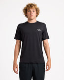 RVCA SPORT VENT SS 23MS013505-BLK T-SHIRT SHORT SLEEVE (M)-1