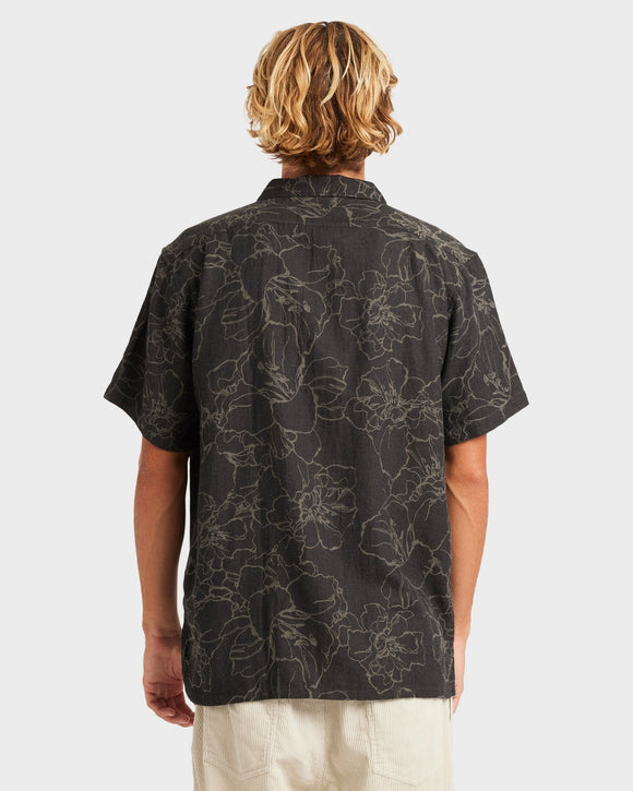 BILLABONG SUNDAYS JACQUAR 24A041507-BLK SHIRT SHORT SLEEVE (M)