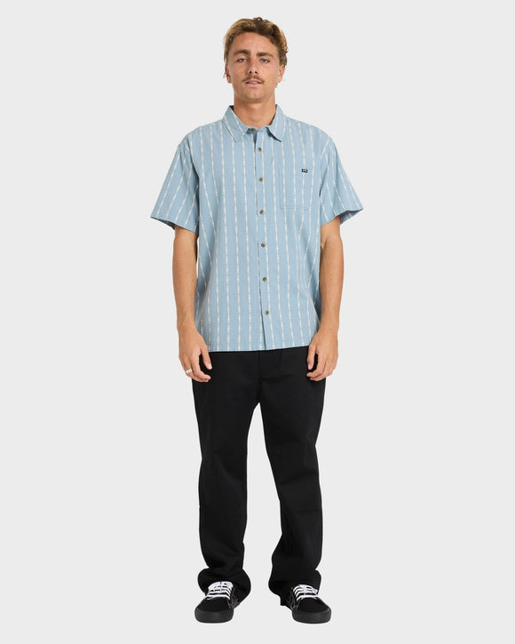 BILLABONG SUNDAYS 24A041507-FOG1 SHIRT SHORT SLEEVE (M)