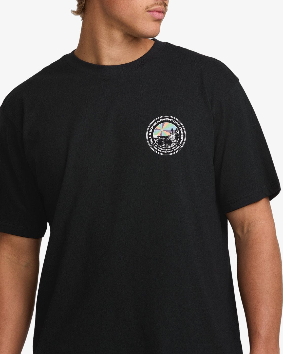 BILLABONG ROCKIES ADIV SS 24A501540-BLK T-SHIRT SHORT SLEEVE (M)