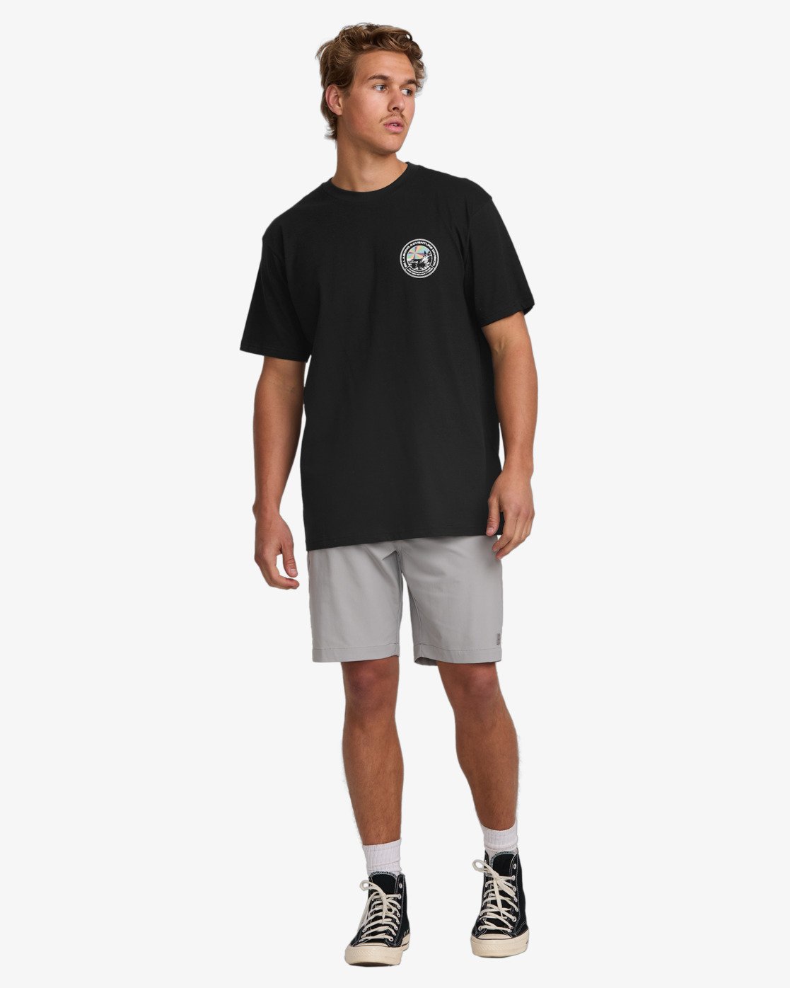 BILLABONG ROCKIES ADIV SS 24A501540-BLK T-SHIRT SHORT SLEEVE (M)