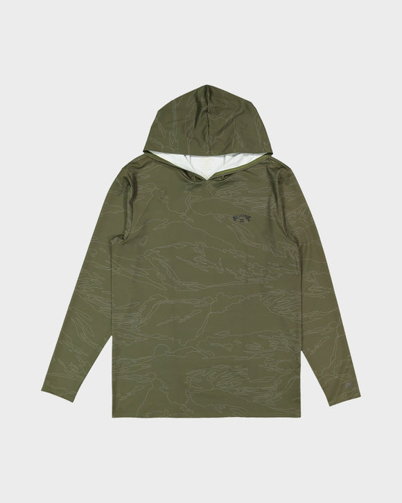 BILLABONG ARCH MESH LF HO 24AW031601-CMM RASH GUARD LONG SLEEVE (M)