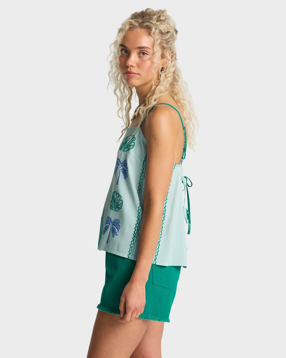 BILLABONG VACAY DREAMS 24B061606-PBE CROP TOP (W)