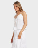 BILLABONG HIGH TIDES CAMI 24B064571-WHT TOP (W)-3