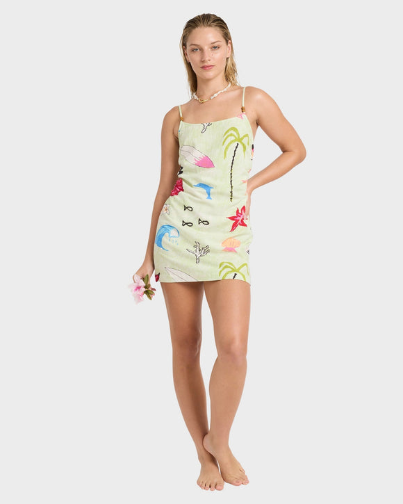 BILLABONG LOTTIE HALL DRS 24B131625-SLM DRESS KNEE LENGHT(W)