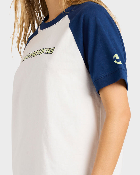 BILLABONG BILLA TRIPPER 24B351672-WHT T-SHIRT SHORT SLEEVE (W)