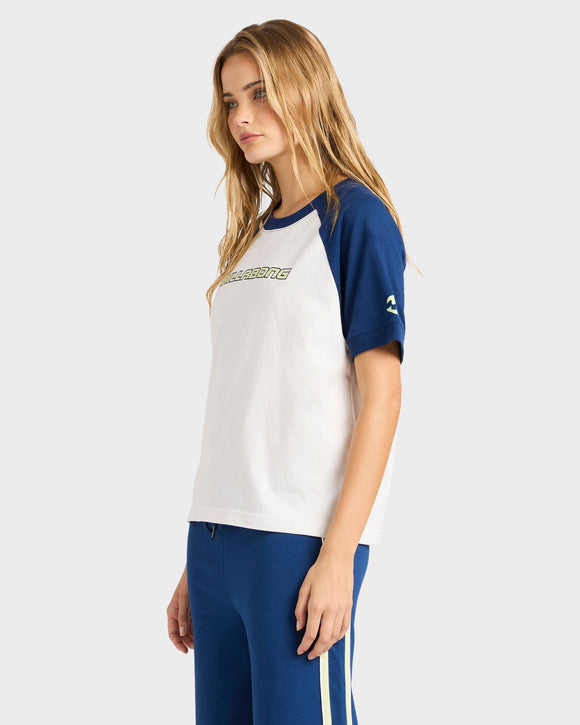 BILLABONG BILLA TRIPPER 24B351672-WHT T-SHIRT SHORT SLEEVE (W)
