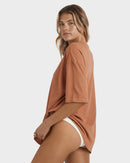 BILLABONG BRIGHT SUN TEE 24B353580-MMQ0 T-SHIRT SHORT SLEEVE (W)-4