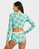 BILLABONG LAST SUMMER CRO 24BW031601-OCS RASH GUARD LONG SLEEVE (W)-4