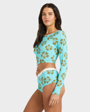 BILLABONG LAST SUMMER CRO 24BW031601-OCS RASH GUARD LONG SLEEVE (W)-3